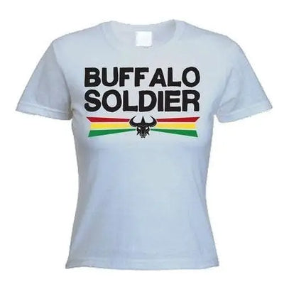 Buffalo Soldier Women's T-Shirt S / Light Grey