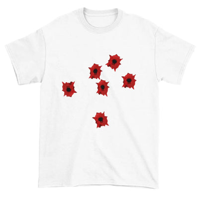 Bullet Holes Fancy Dress T-Shirt