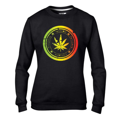Cannabis Leaf Women's Sweatshirt Jumper S