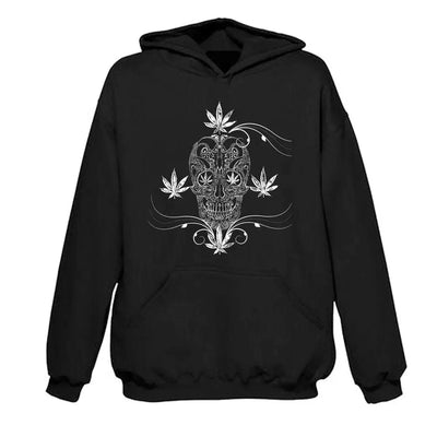 Cannabis Sugar Skull Hoodie