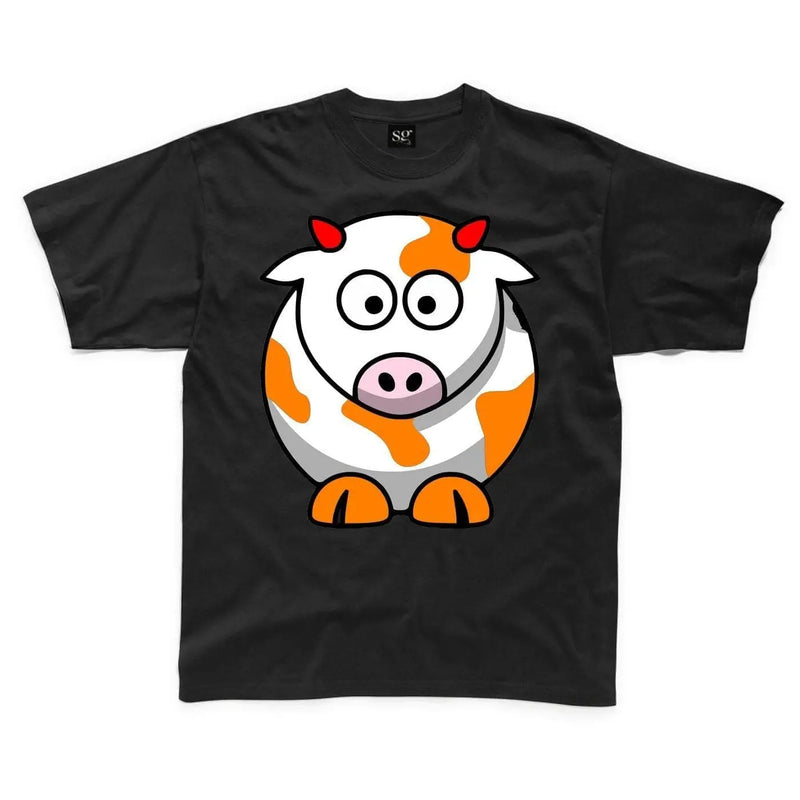 Cartoon Cow Farm Yard Animal Children&