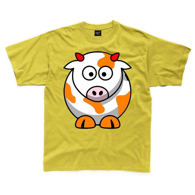 Cartoon Cow Farm Yard Animal Children&