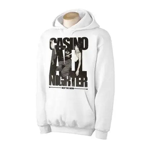 Casino All Nighter Hoodie L / White