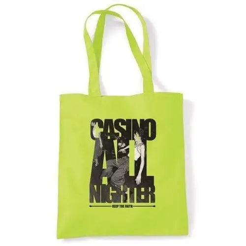 Casino All Nighter Northern Soul Shoulder Bag Lime Green