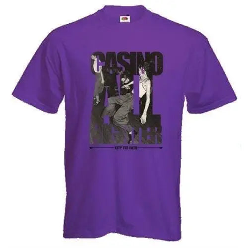 Casino All Nighter Northern Soul T-Shirt XL / Purple