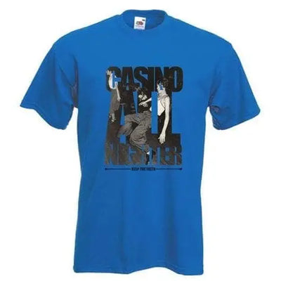 Casino All Nighter Northern Soul T-Shirt XL / Royal Blue