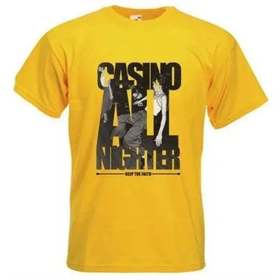 Casino All Nighter Northern Soul T-Shirt XL / Yellow