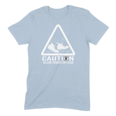 Caution Talcum Powder Northern Soul Men's T-Shirt 3XL / Light Blue