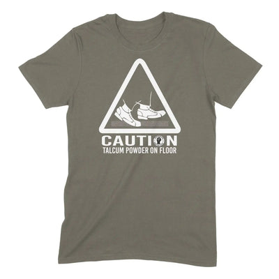 Caution Talcum Powder Northern Soul Men's T-Shirt XL / Khaki
