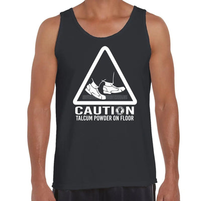Caution Talcum Powder Northern Soul Men's Vest Tank Top M / Black