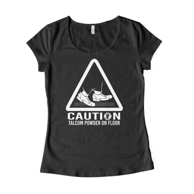 Caution Talcum Powder Northern Soul Women's T-Shirt XXL / Black