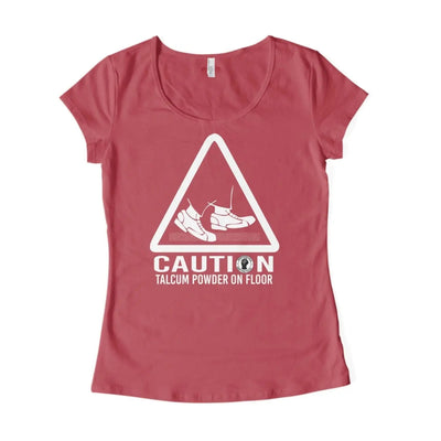 Caution Talcum Powder Northern Soul Women's T-Shirt L / Red