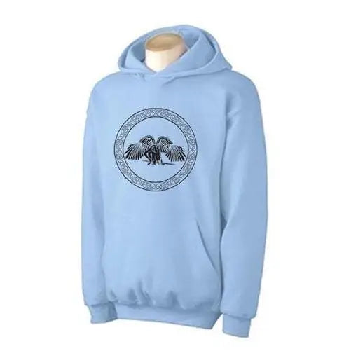 Celtic Angel Hoodie M / Light Blue