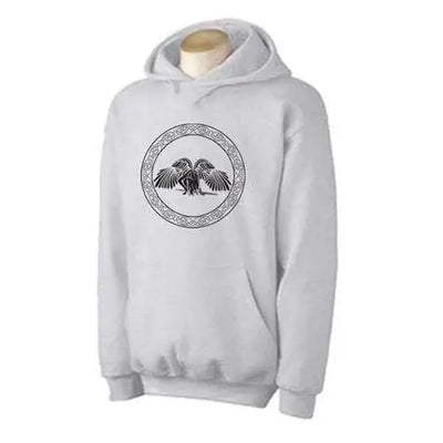 Celtic Angel Hoodie M / Light Grey