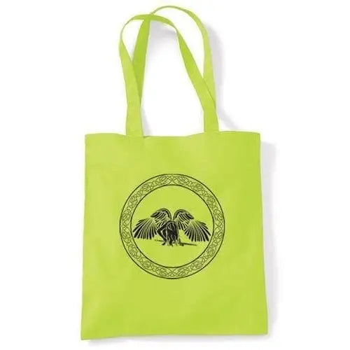 Celtic Angel Shoulder Bag Lime Green