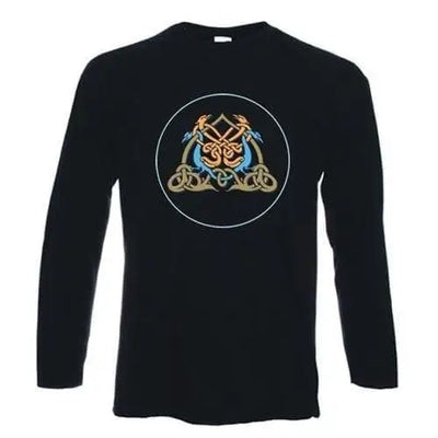 Celtic Eagle Long Sleeve T-Shirt M / Black