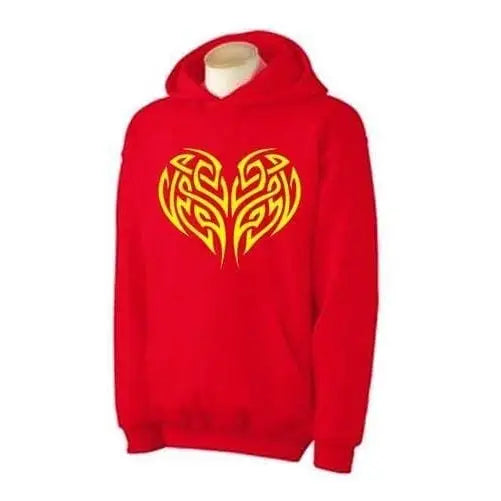 Celtic Heart Hoodie XL / Red
