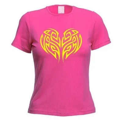 Celtic Heart Women's T-Shirt XL / Dark Pink