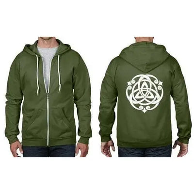 Celtic Knot Full Zip Hoodie M / City Green