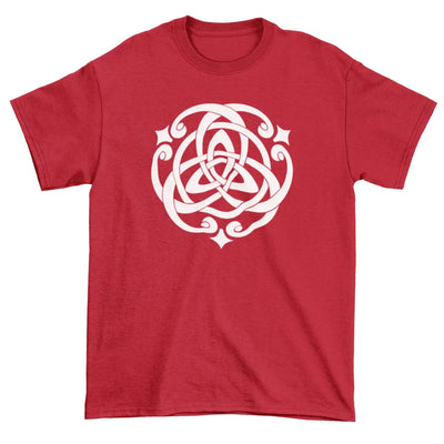 Celtic Knot Mens T-Shirt - XL / Red - Mens T-Shirt