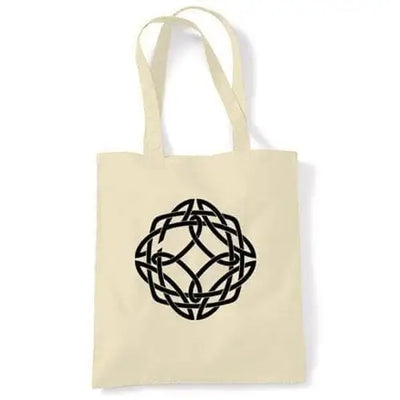 Celtic Knot Shoulder Bag Cream