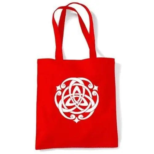 Celtic Knot Shoulder Bag Red