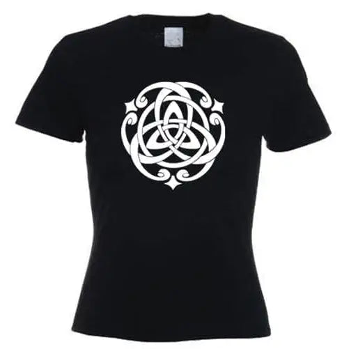 Celtic Knot White Print Women&