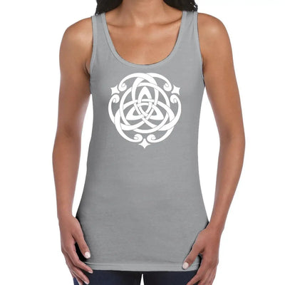 Celtic Knot Women's Tank Vest Top M / Light Grey