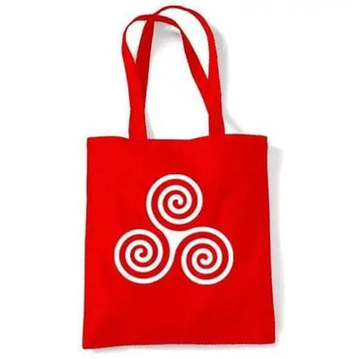 Celtic Spiral Shoulder Bag Red