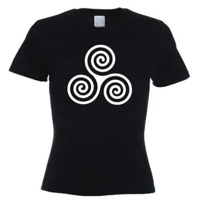 Celtic Spiral Women's T-Shirt S / Black