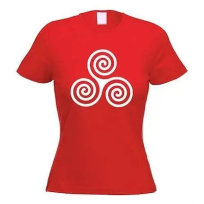 Celtic Spiral Women's T-Shirt S / Red