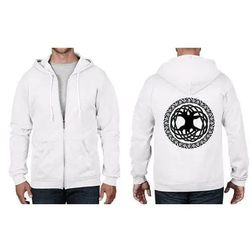 Celtic Tree Of Life Full Zip Hoodie Tribal T Shirts