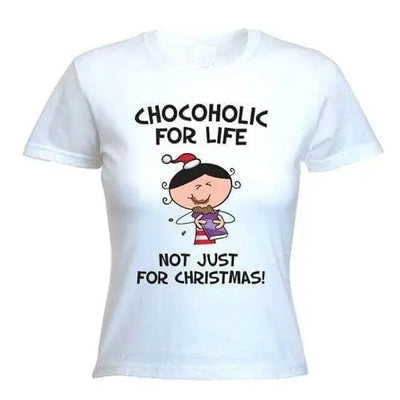 Chocoholic For Life Women's Christmas T-Shirt