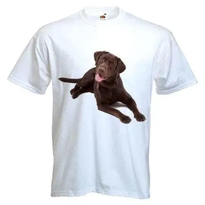 Chocolate Labrador Mens T-Shirt