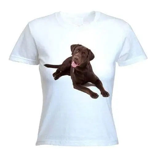 Chocolate Labrador Womens T-Shirt