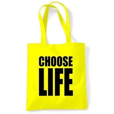 Choose Life Shoulder Bag Yellow