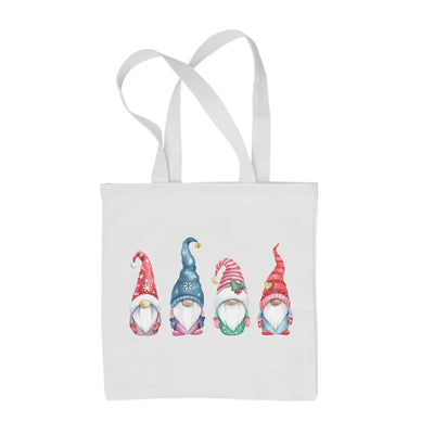 Christmas Gnomes Santa Claus Shoulder Shopping Tote Bag