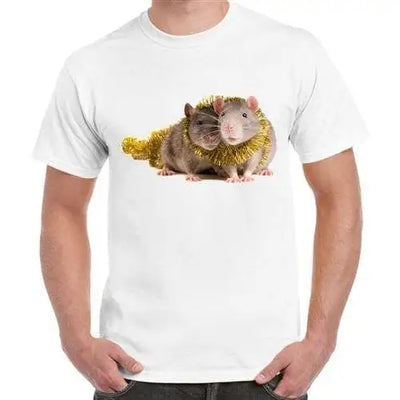 Christmas Pet Rats Men's T-Shirt