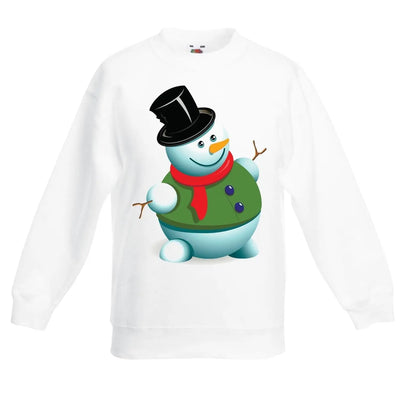 Christmas Snowman Kids Jumper \ Sweater 9-11