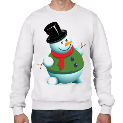 Christmas Snowman Men's Jumper \ Sweater M