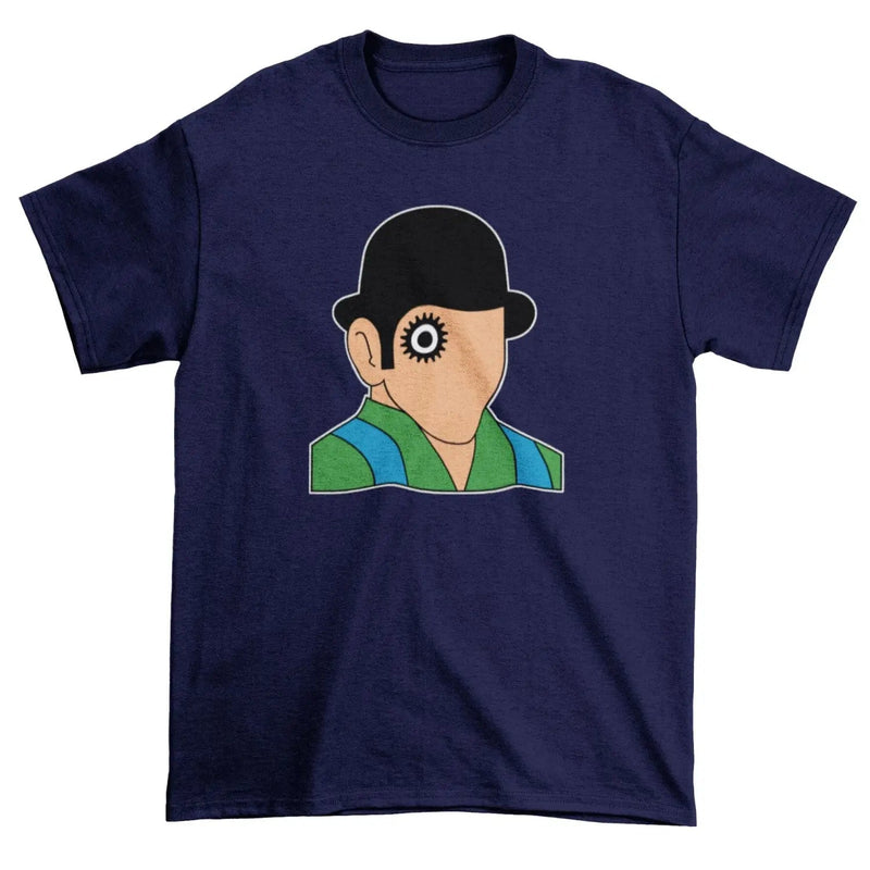 Clockwork Orange T-Shirt - Alex Droog Stanley Kubrick M / Navy Blue