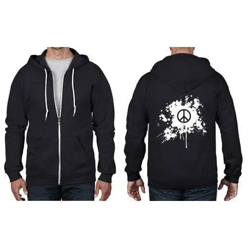 CND Peace Symbol Full Zip Hoodie S / Black