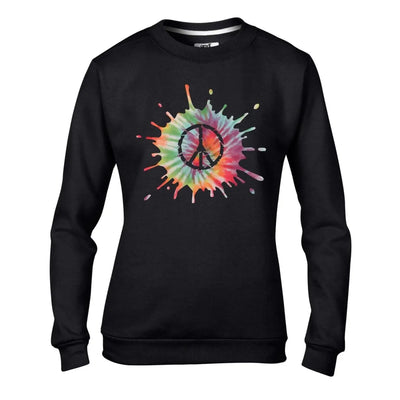 CND Peace Symbol Psychedelic Women's Sweatshirt Jumper S