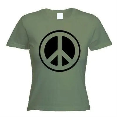CND Symbol Womens T-Shirt M / Khaki