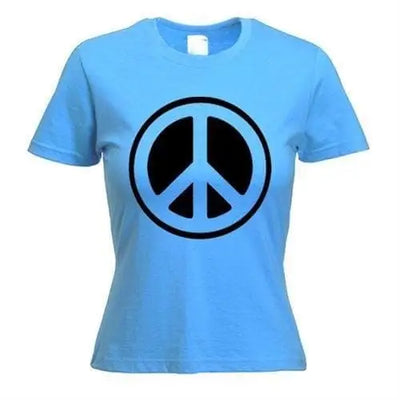 CND Symbol Womens T-Shirt M / Light Blue