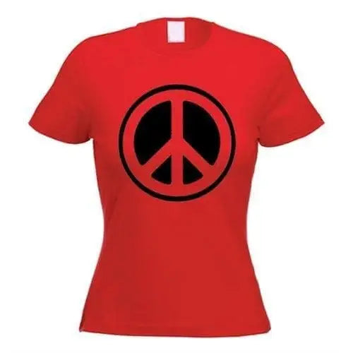 CND Symbol Womens T-Shirt M / Red