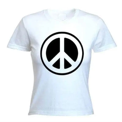 CND Symbol Womens T-Shirt M / White