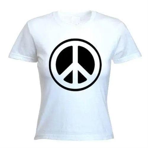 CND Symbol Womens T-Shirt M / White
