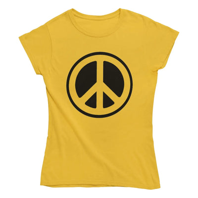 CND Symbol Womens T-Shirt - M / Yellow - Womens T-Shirt