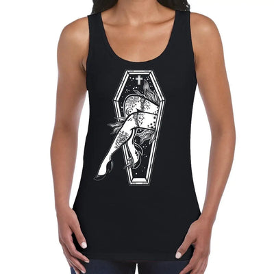 Coffin Tattoo Women's Tank Vest Top XXL